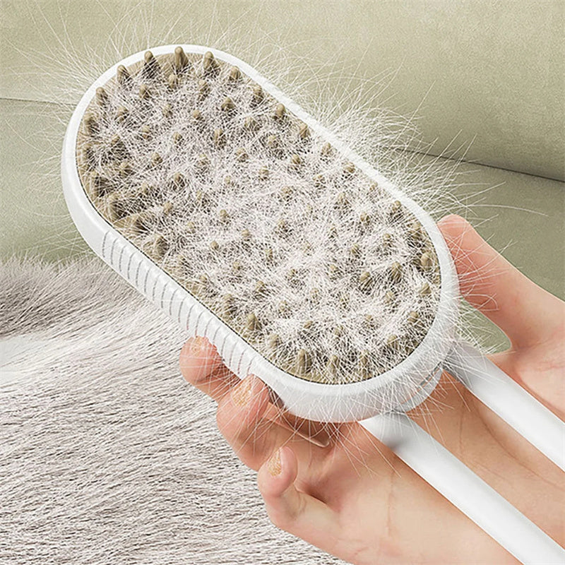 Cat Steam Brush Steamy Dog Brush 3 In 1 Electric Spray Cat Hair Brushes For Massage Pet Grooming Comb Hair Removal Combs Pet Products (Deactivated as recommended by ZCT)